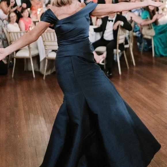 Frascara Off the Shoulder gown